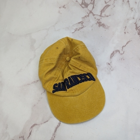 San Francisco Hat Yellow Dad Embroidered Strapback Cap Baseball Unisex City Wear - Picture 8 of 8